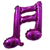 GLOBO NOTAS MUSICALES X1 45CM