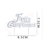 VELAS FELIZ CUMPLEAÑOS GLITTER