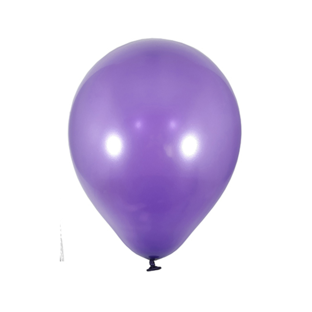 GLOBO #9 VIOLETA METAL X25
