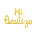 GLOBO METALICO MI BAUTIZO