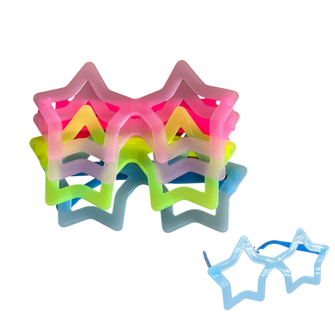 Lente glow estrellas x4