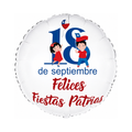 Globo Mylar “Felices Fiestas Patrias”