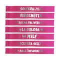 PACK 7 BANDAS FRASES DIVERTIDAS