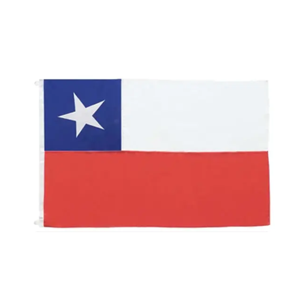 BANDERA CHILENA 135 X 90 CM