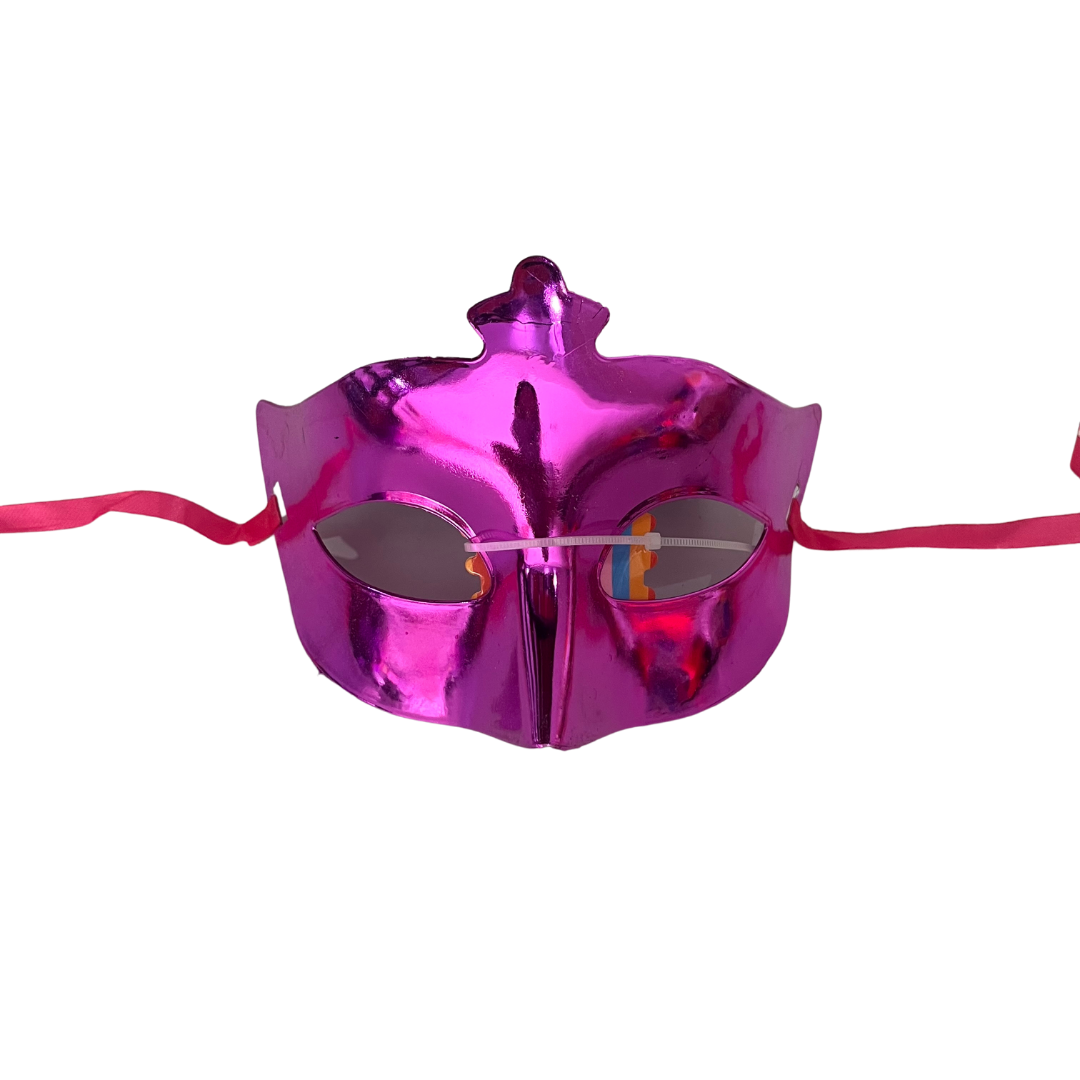 Antifaz liso fucsia x1