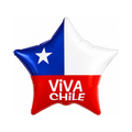 Globo Mylar “Viva Chile”