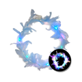 Corona de Plumas LED