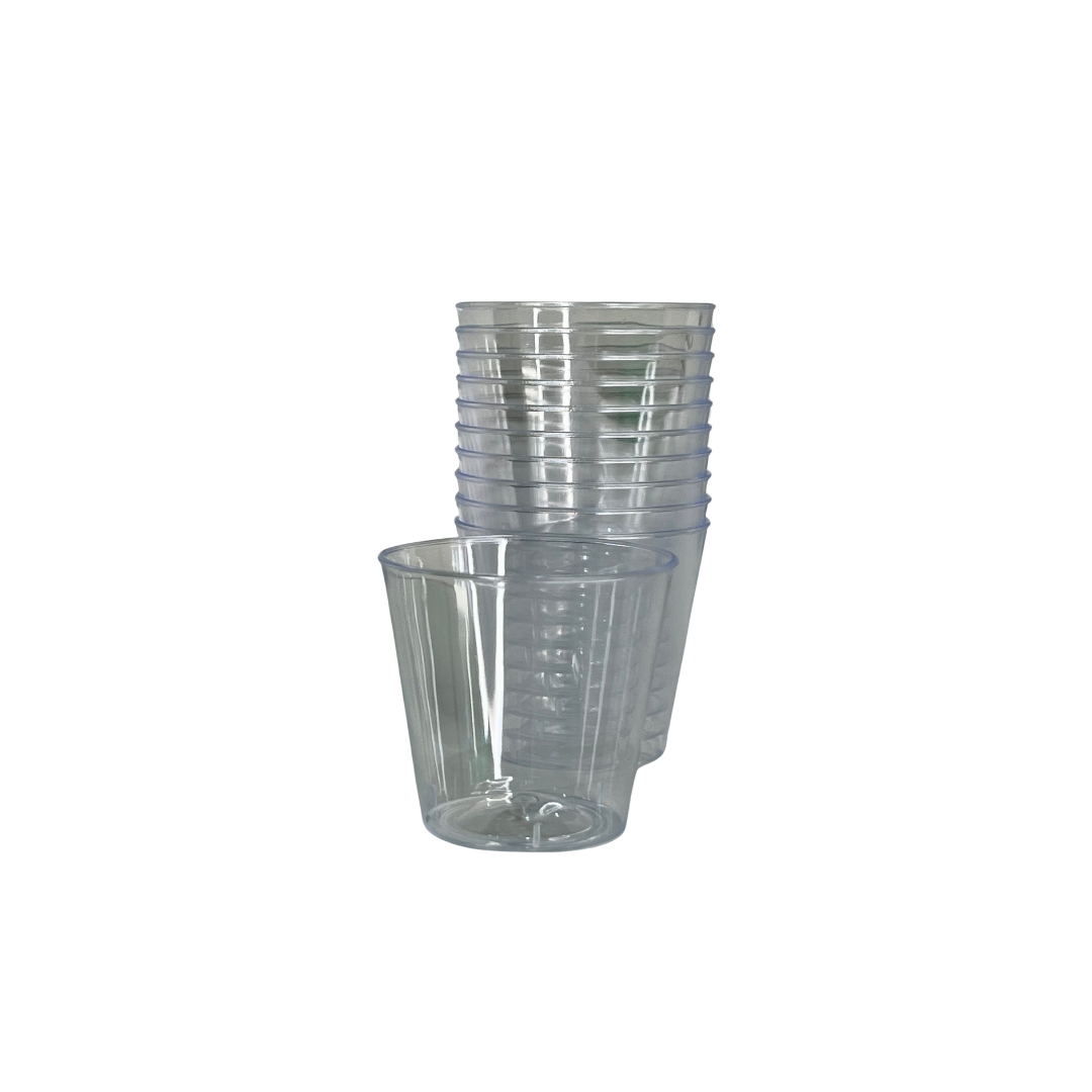 VASO SHOT ACRILICO TRANSPARENTE X30