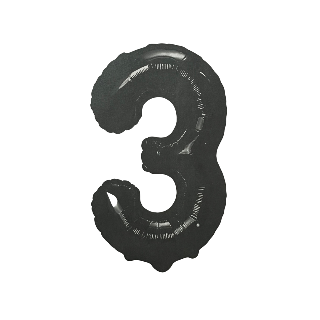 GLOBO METALICO 32" NEGRO #3