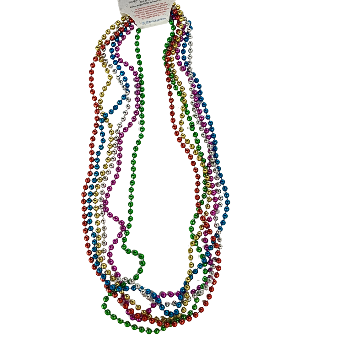 Collar beads 6mm 6pcs
