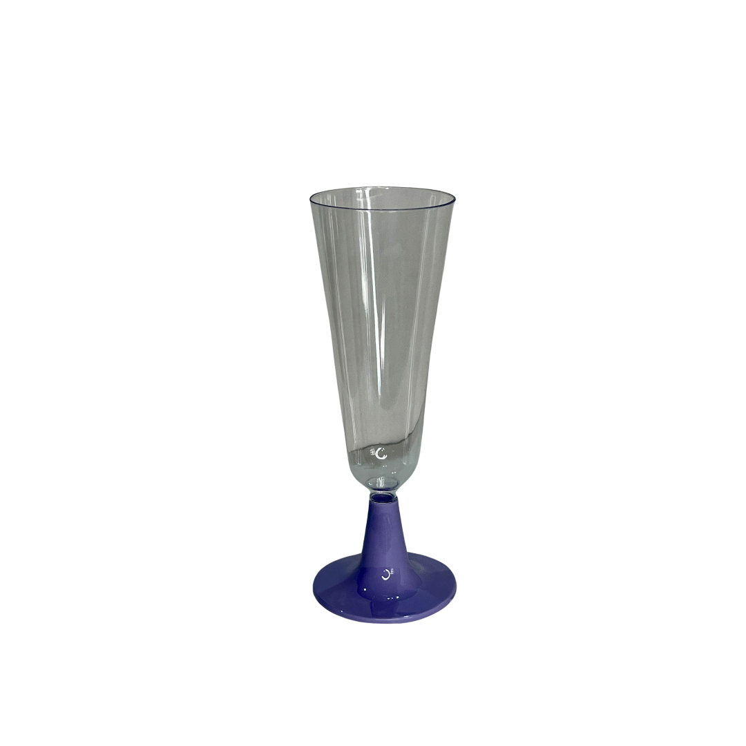COPA FLAUTA COLOR LILA X6