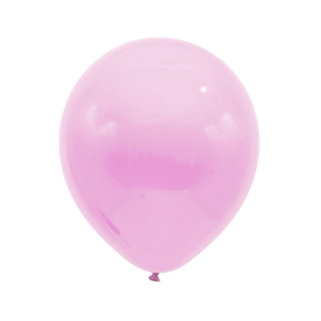 GLOBO #12 PASTEL FUCSIA X25