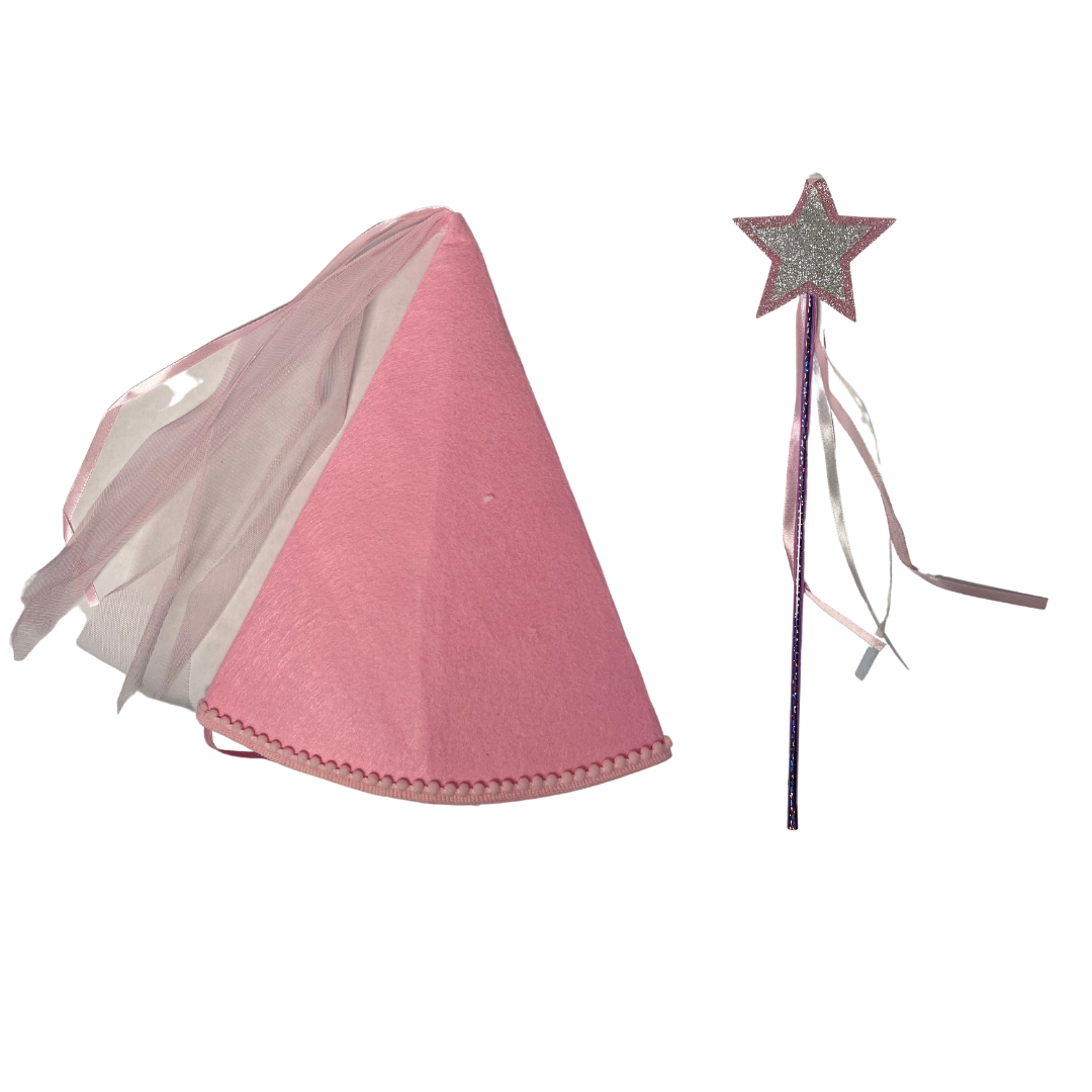 SET GORRO Y VARITA HADA