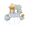 TOPPER OSITO BABY SHOWER X3