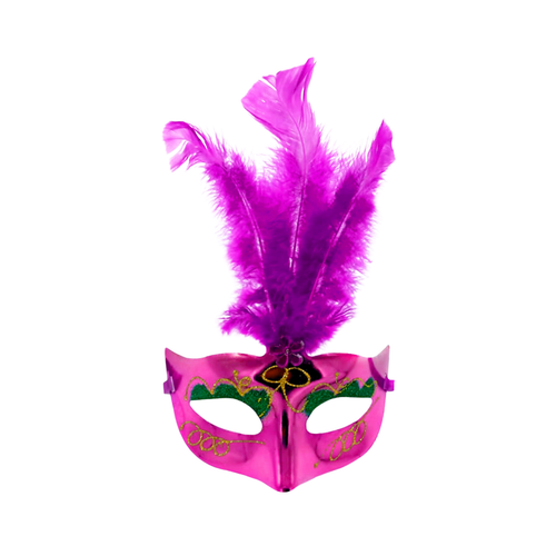 ANTIFAZ CON PLUMAS