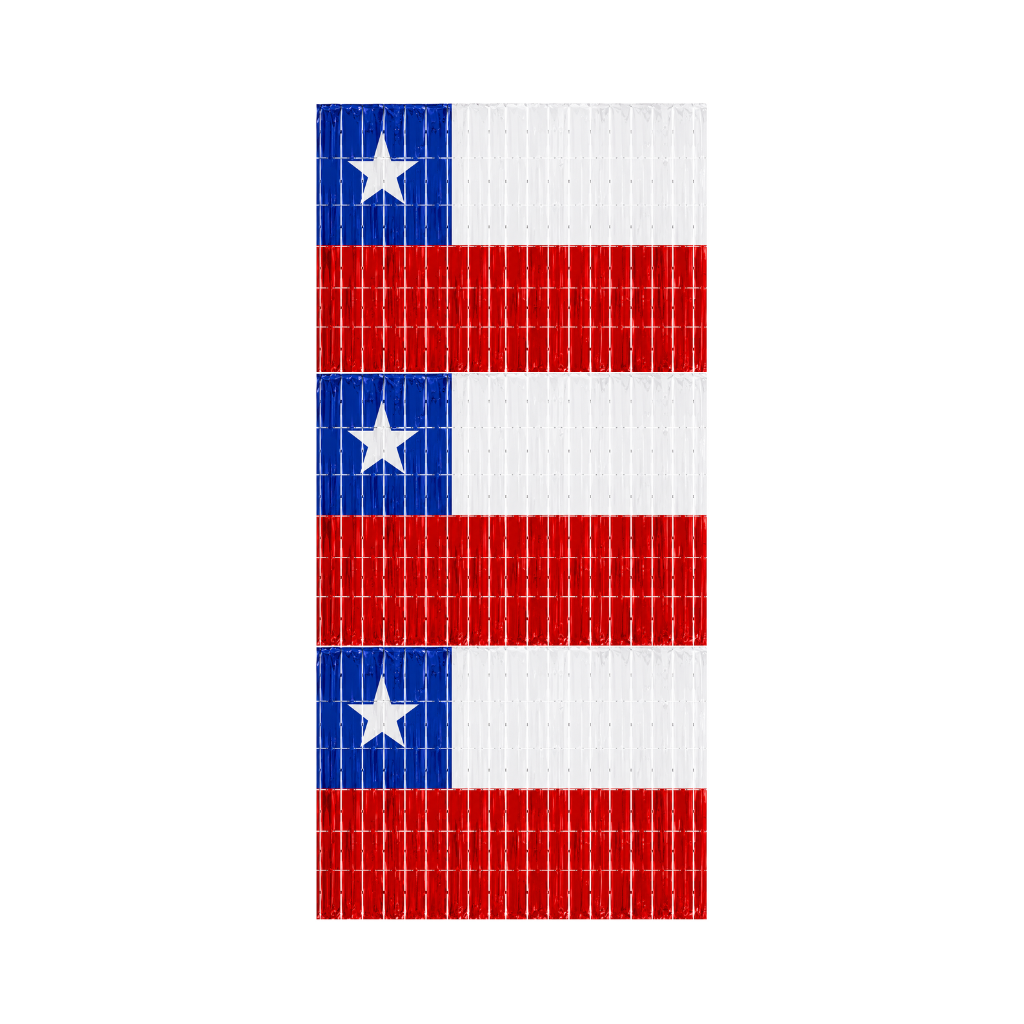 Cortina Bandera Metalizada
