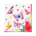 Servilletas Mariposas y Flores x10 Unidades