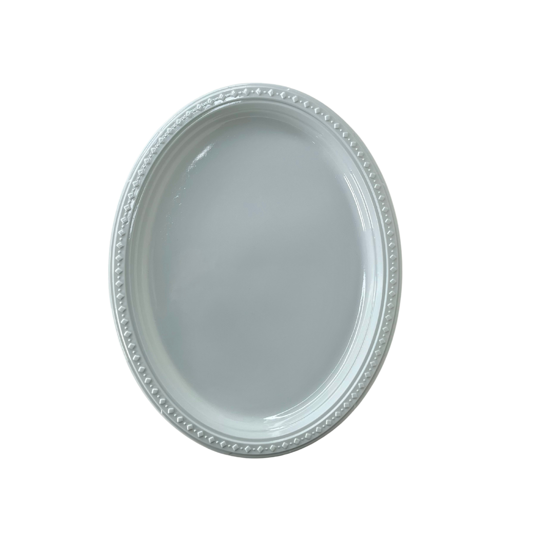 PLATO OVAL BLANCO X5