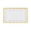 Bandeja Rectangular con Blonda 25x35 cm