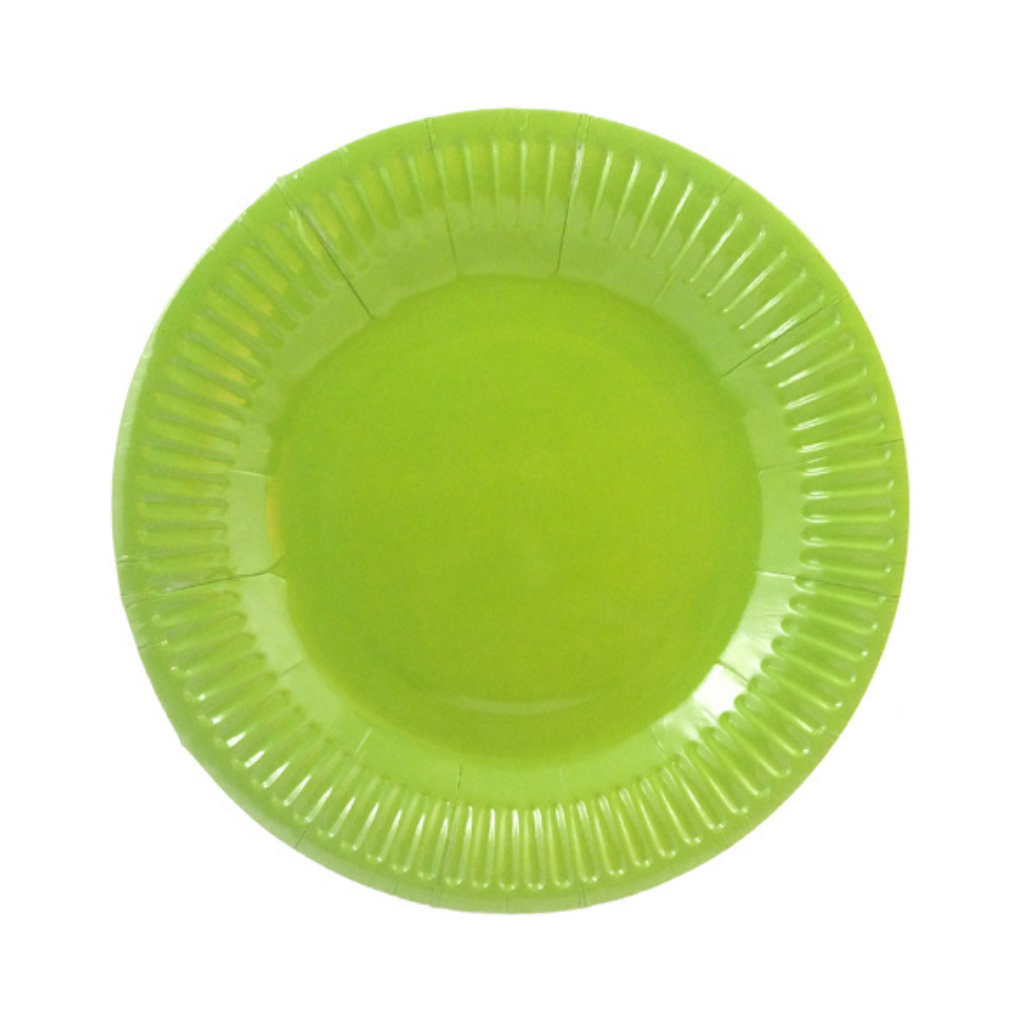 Platos de Cartón Colores 18 cm x10 Unidades