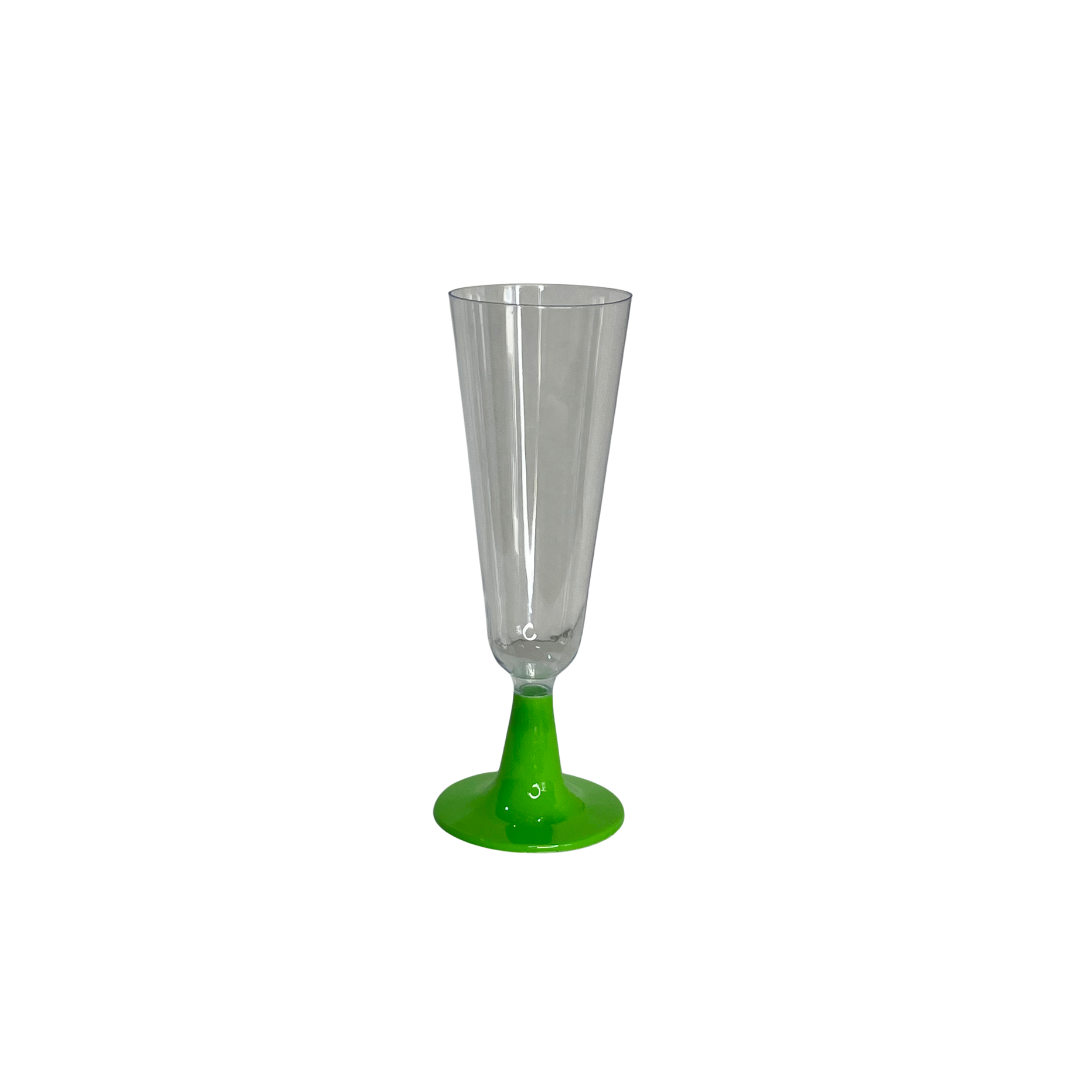 COPA  FLAUTA VERDE LIMA X6