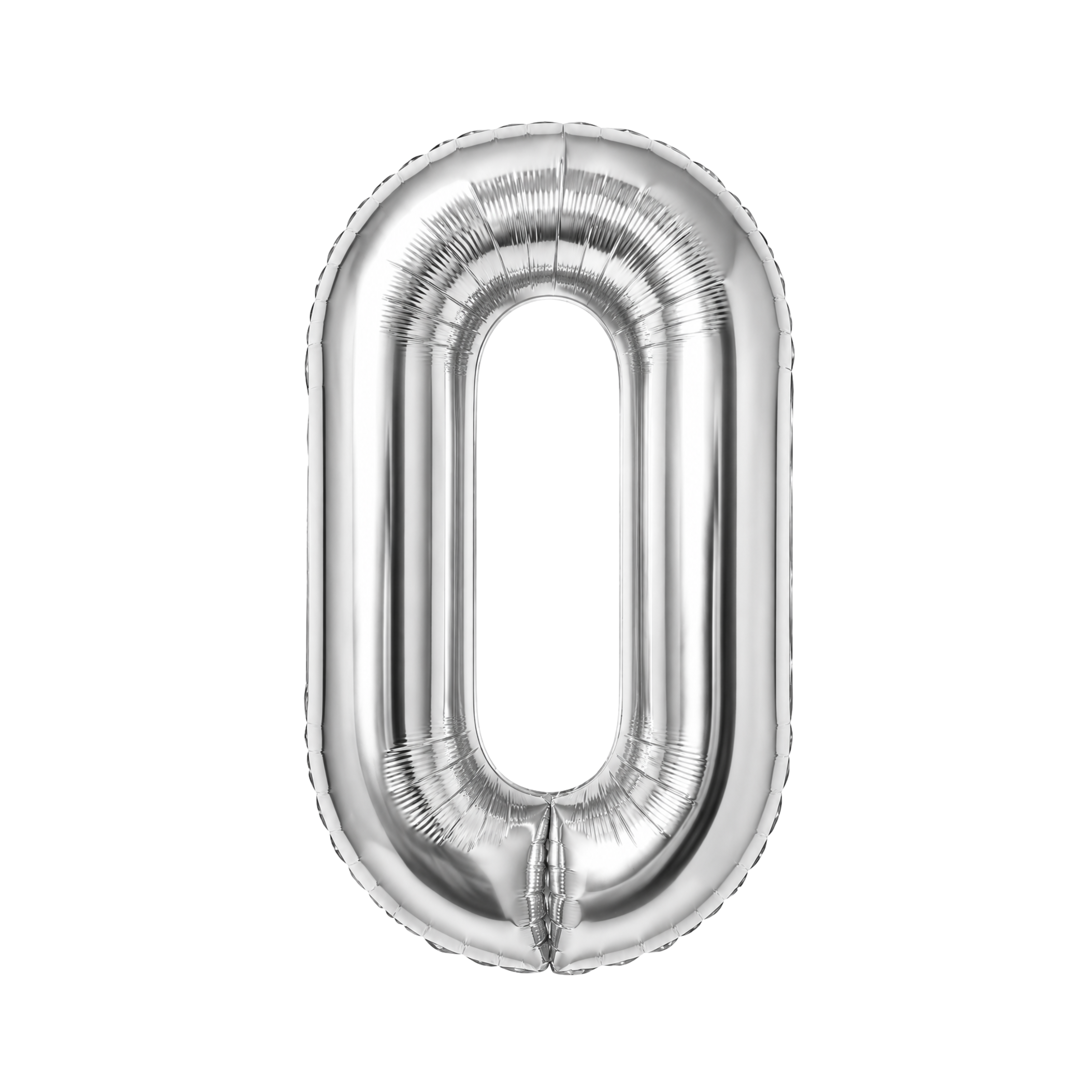 Globo Número Plateado 32"