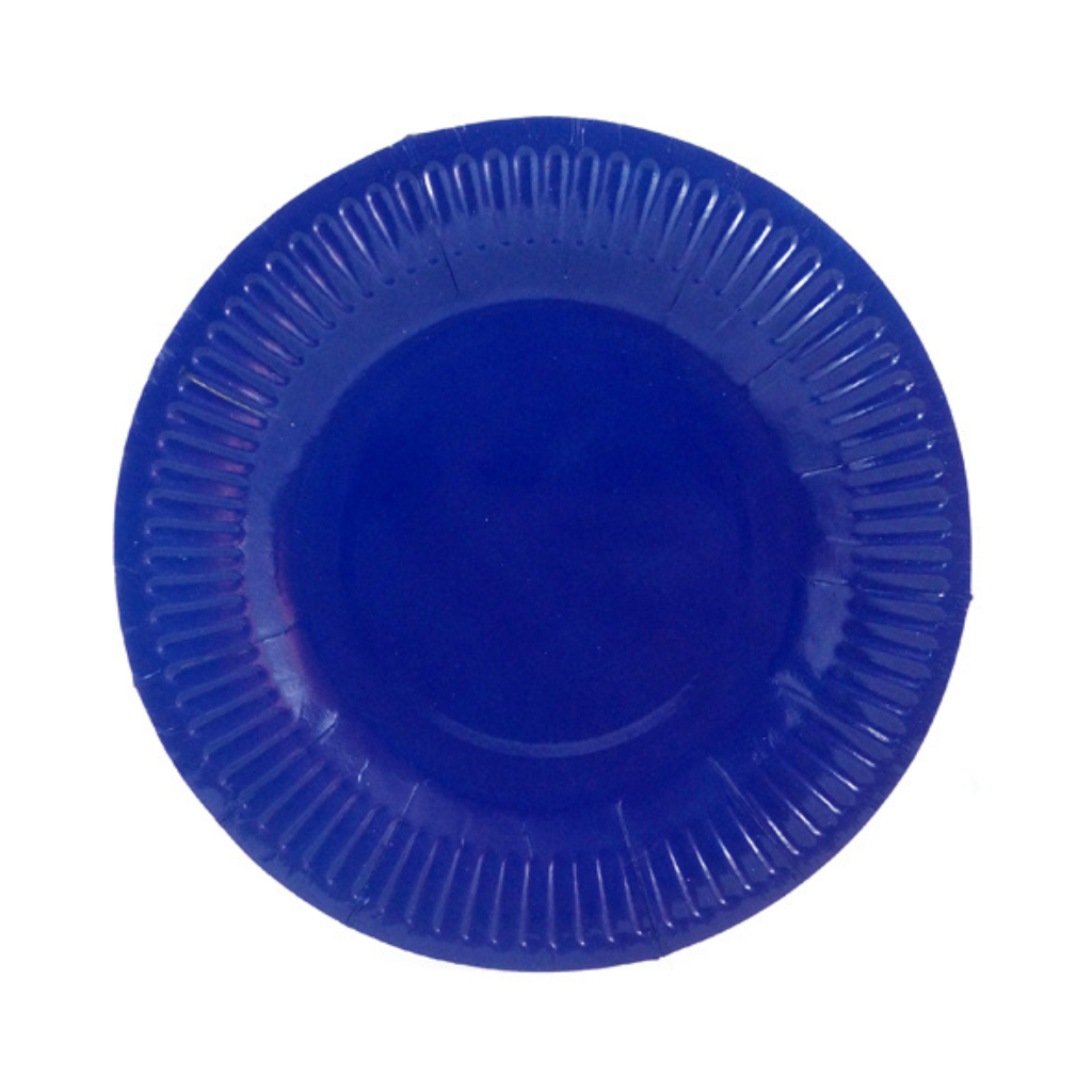Platos de Cartón Colores 18 cm x25 Unidades