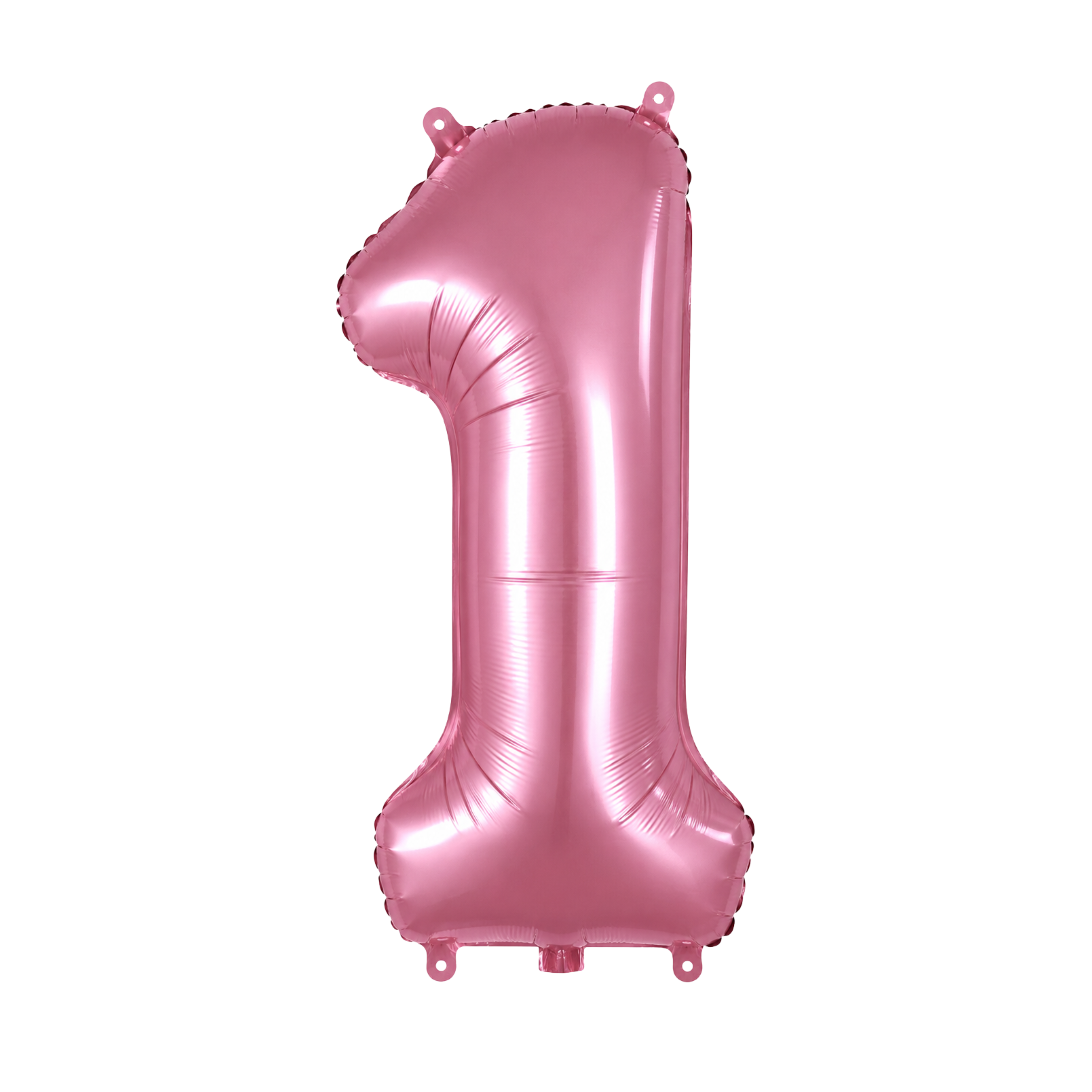 Globo Número Rosado Pastel 32"