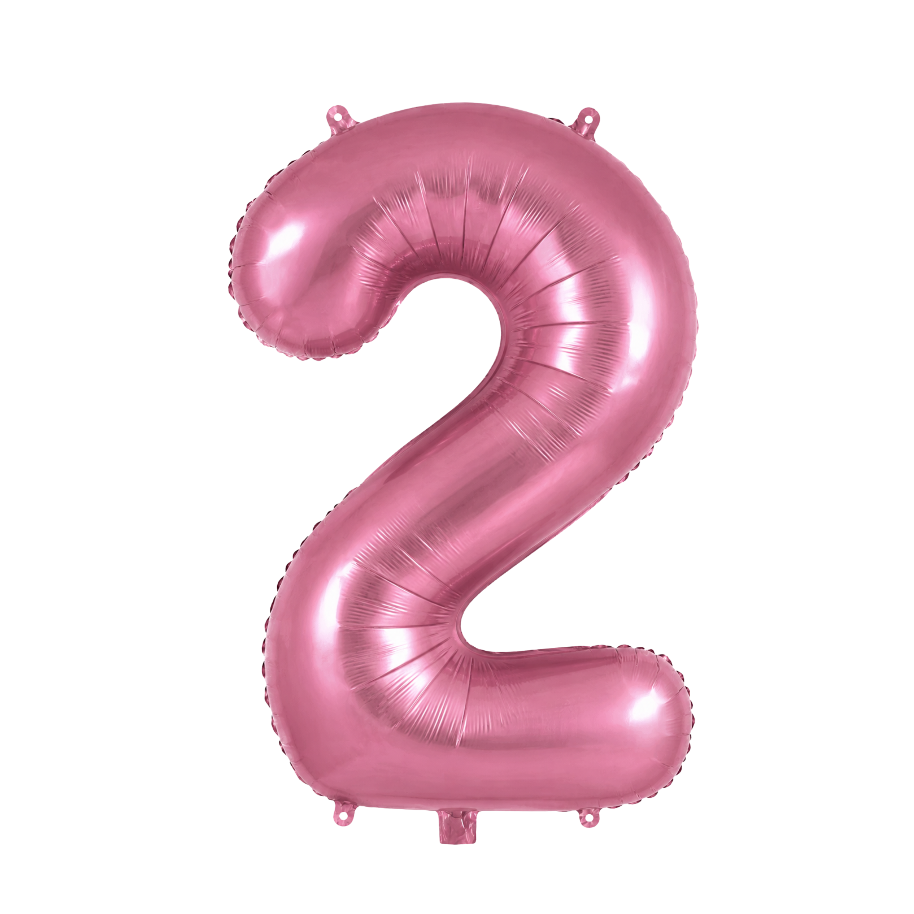 Globo Número Rosado Pastel 32"