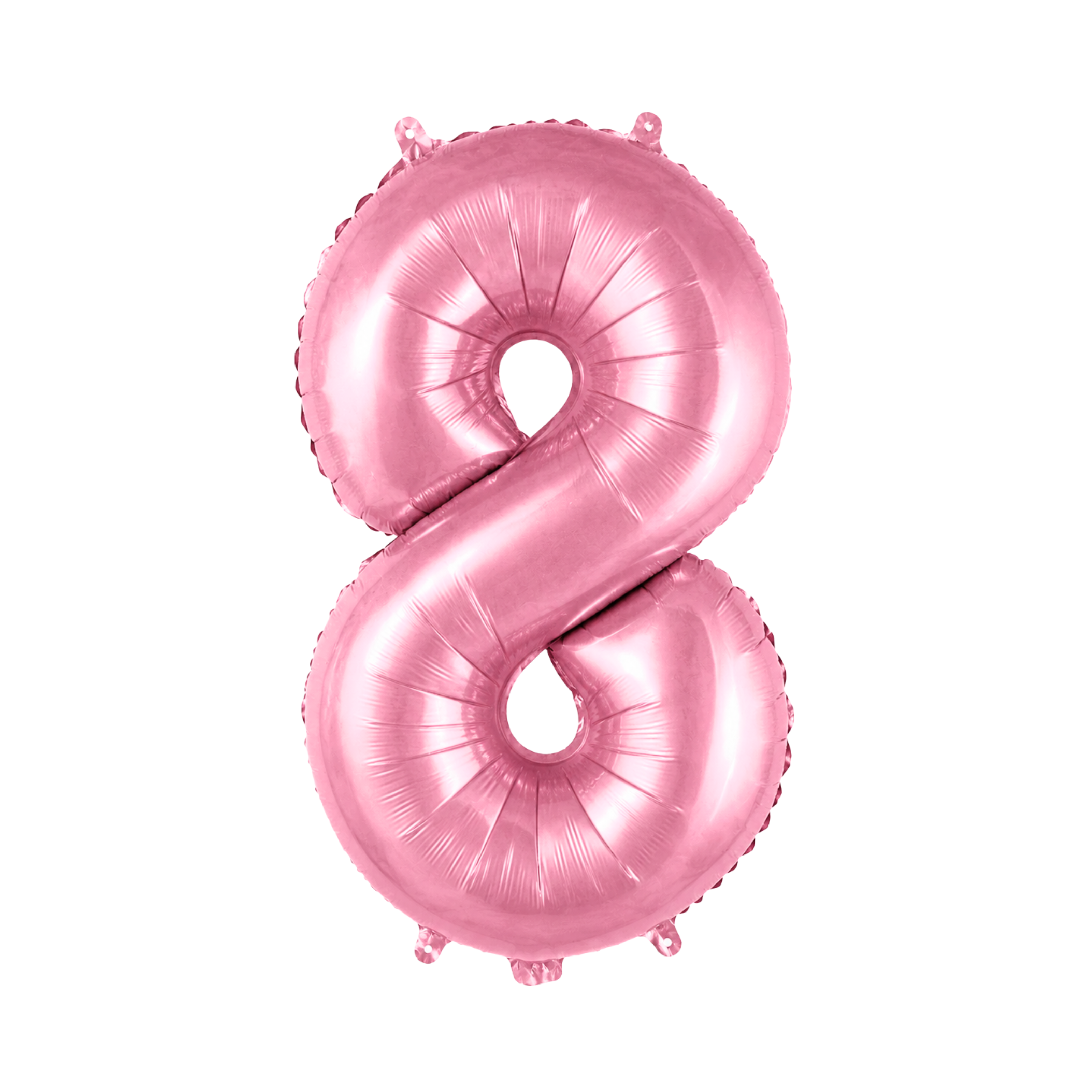 Globo Número Rosado Pastel 32"