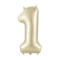 Globo Número Beige 32"