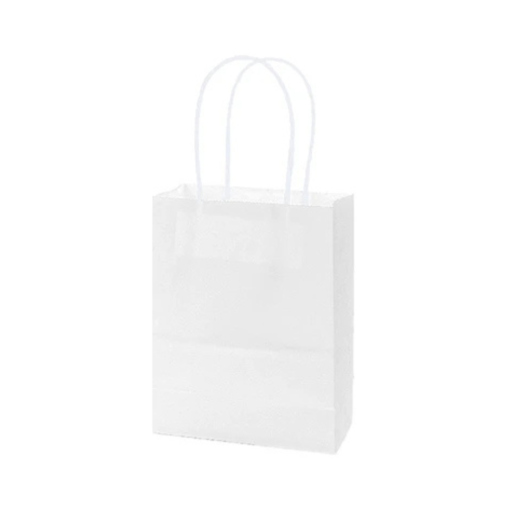 BOLSA DE PAPEL BLANCA 6 UNIDADES