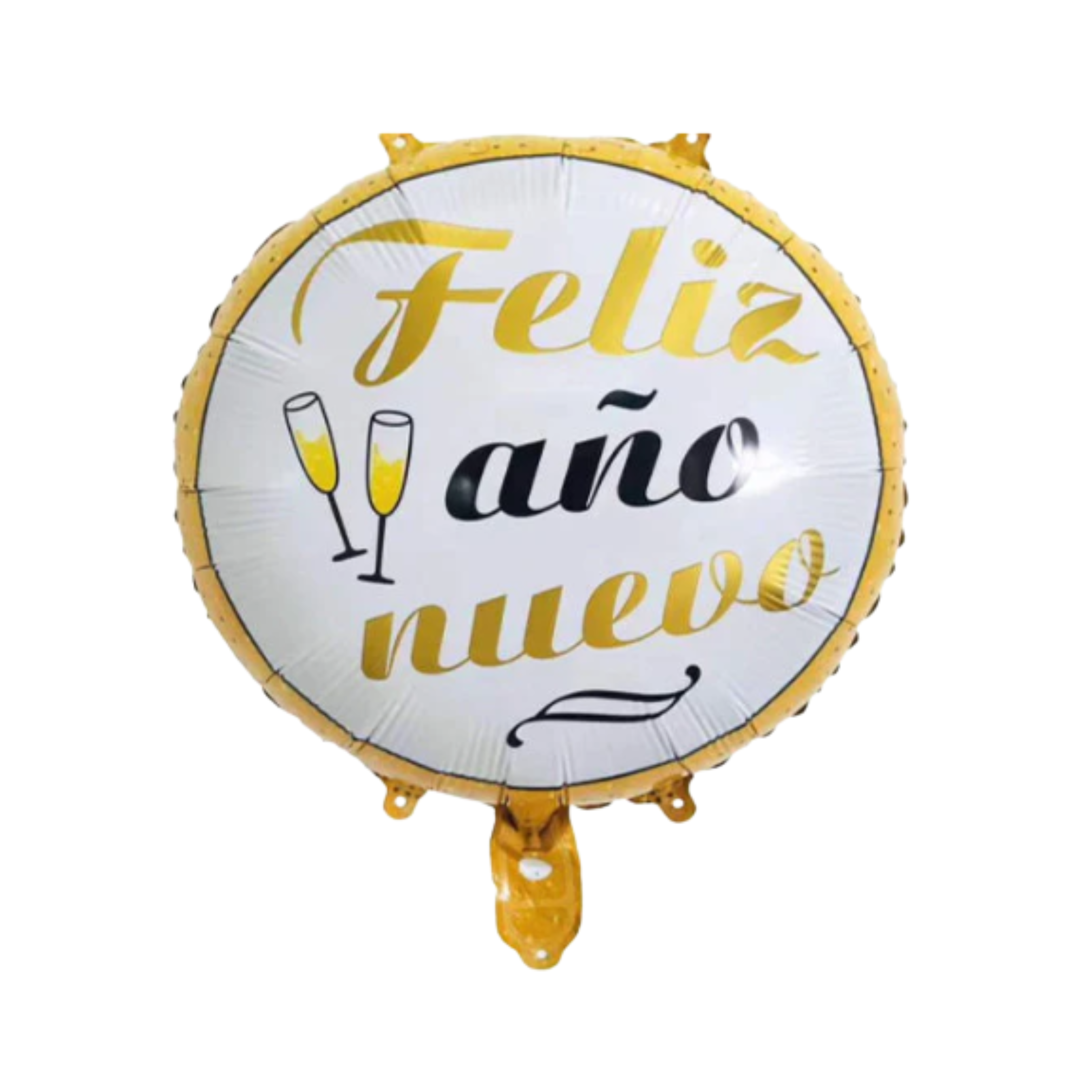 Globo Metalico Feliz Año Nuevo