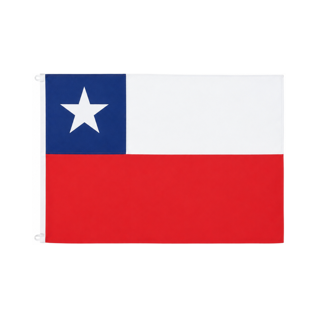 Bandera Chilena 135x90 cm