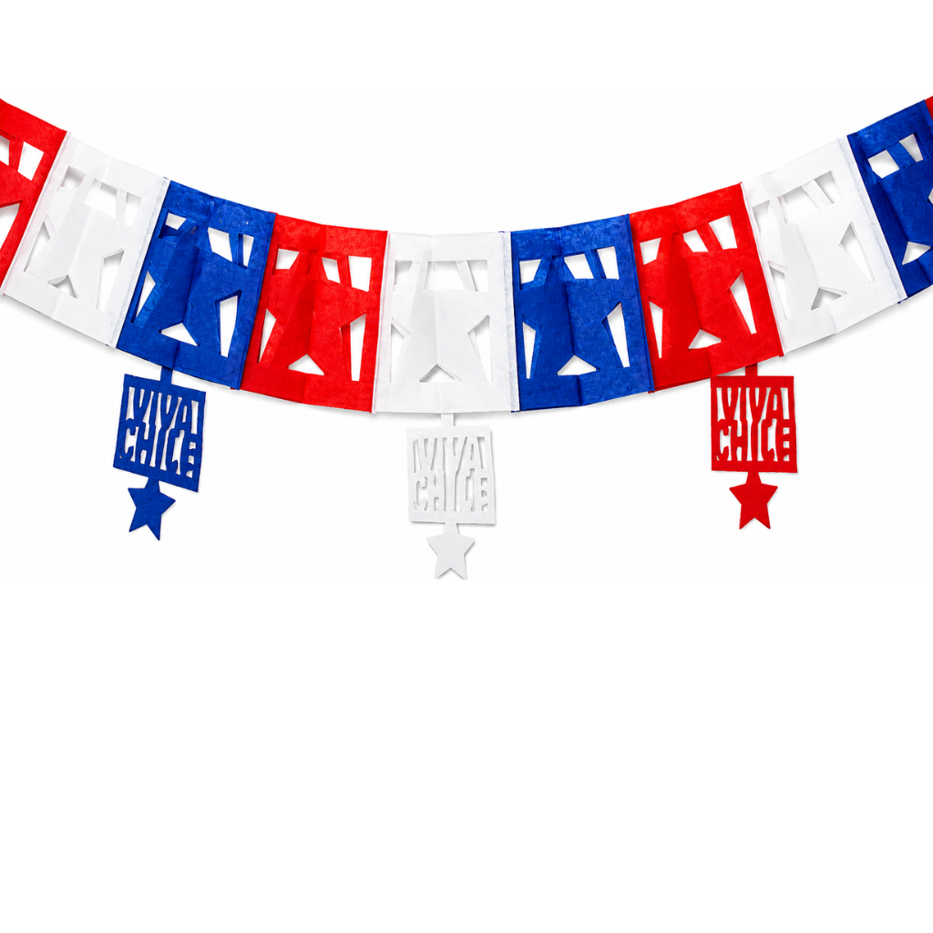 Guirnalda Viva Chile Estrella