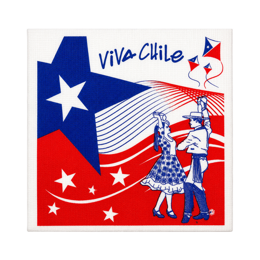 Servilleta “Viva Chile” x100 Unidades