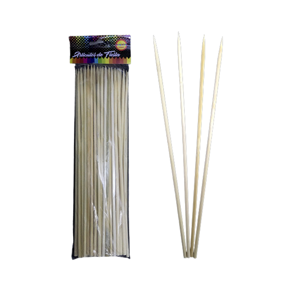 BROCHETAS ANCHAS 35 CM X 50 PCS