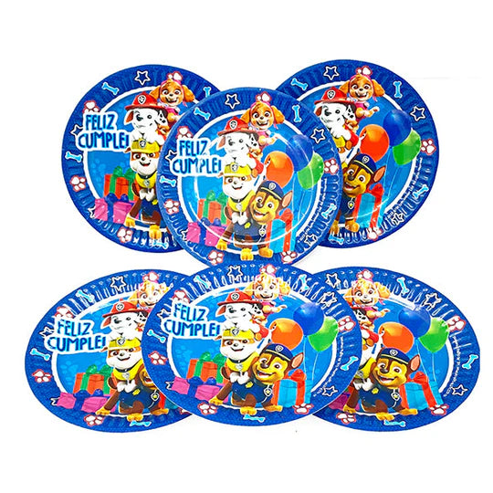 PLATOS PAW PATROL X6