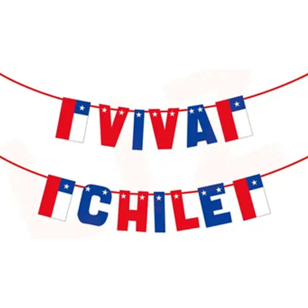 BANDERIN VIVA CHILE
