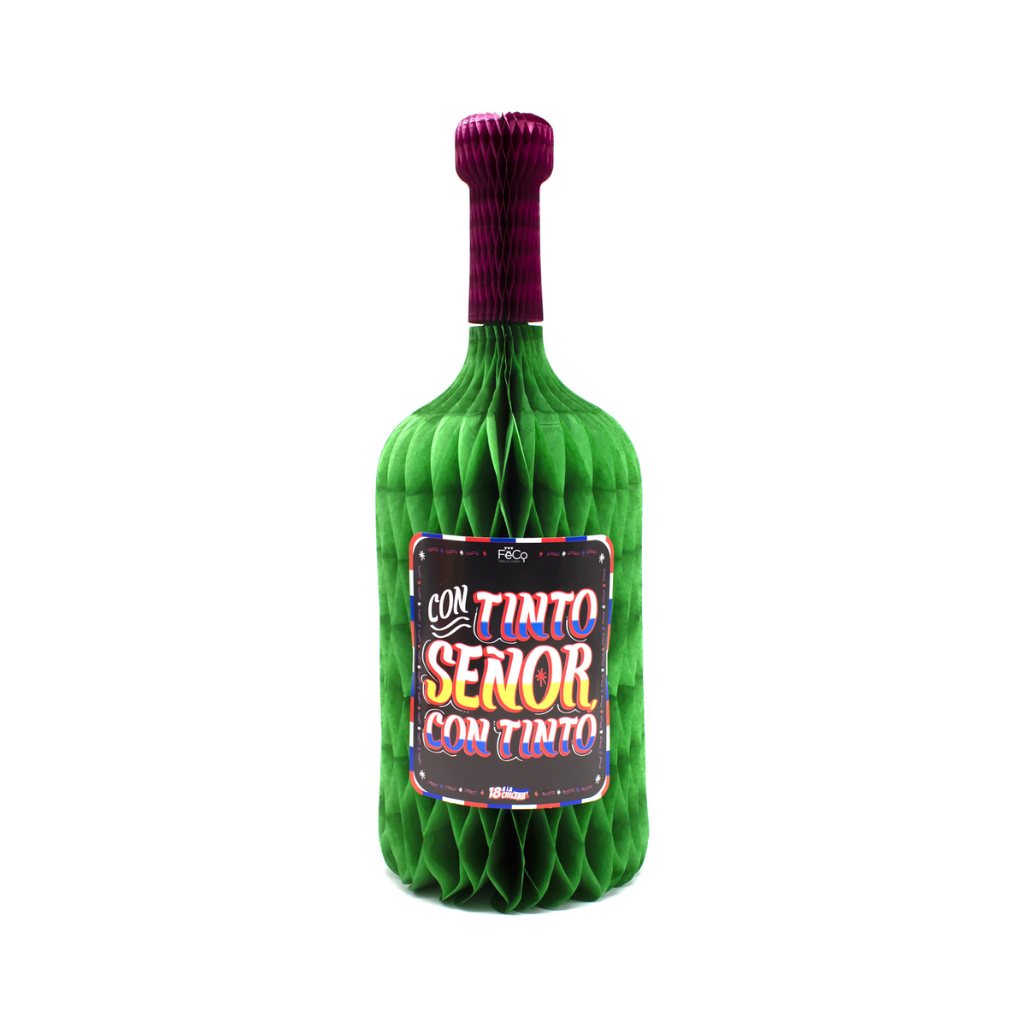ADORNO 18 BOTELLA VINO TINTO