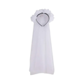 CINTILLO FLORES CON VELO BLANCO