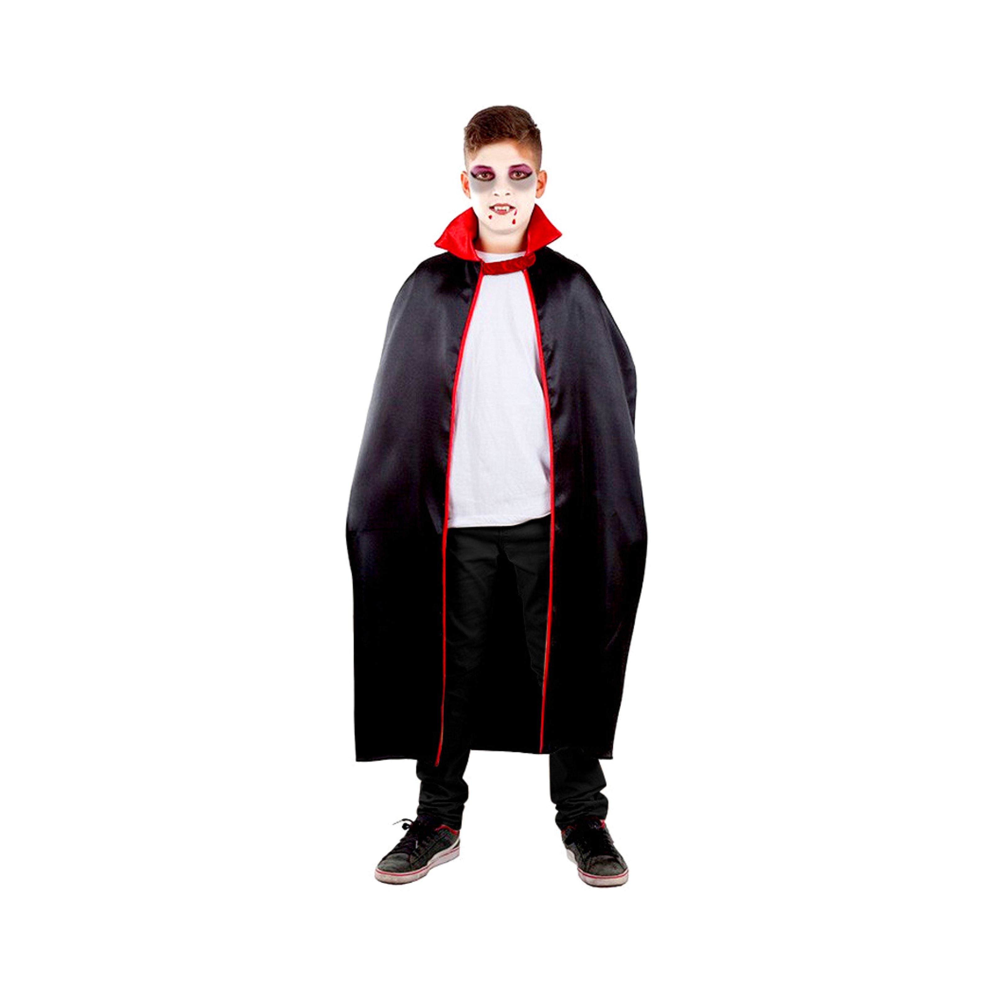 CAPA VAMPIRO CUELLO ROJO INFANTIL