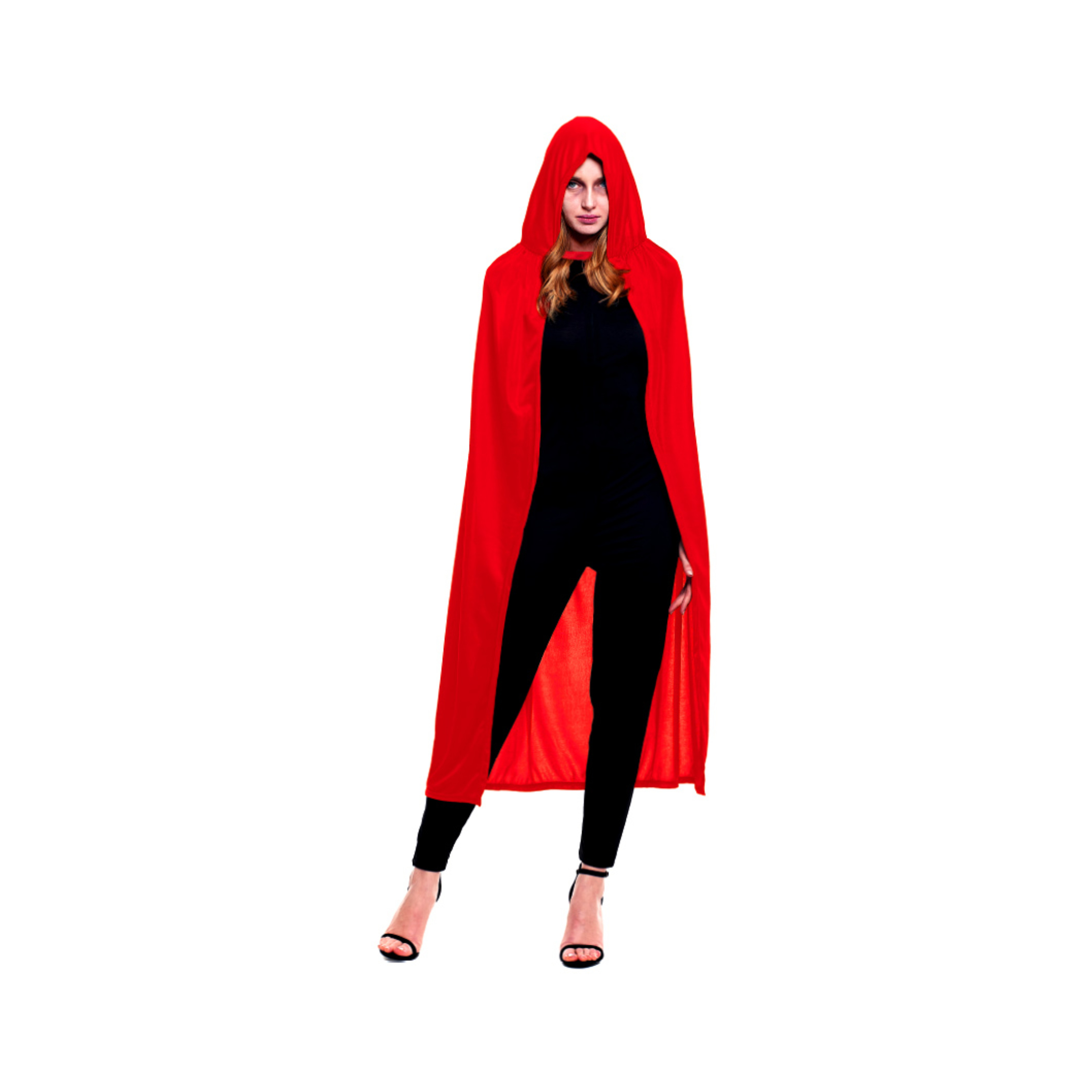 CAPA PUNTO CAPUCHA ROJA ADULTO