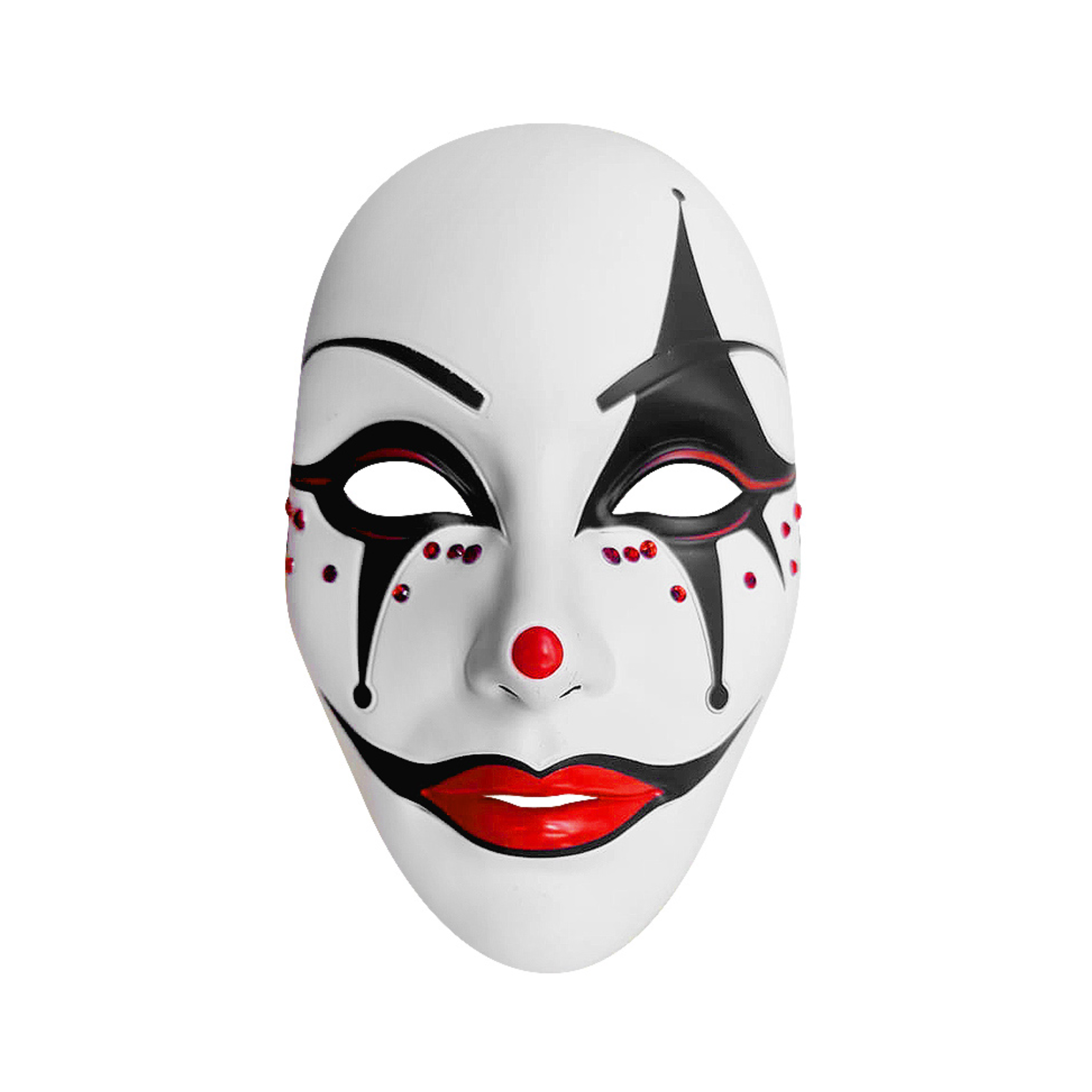 MASCARA ACRILICA PAYASO BLING