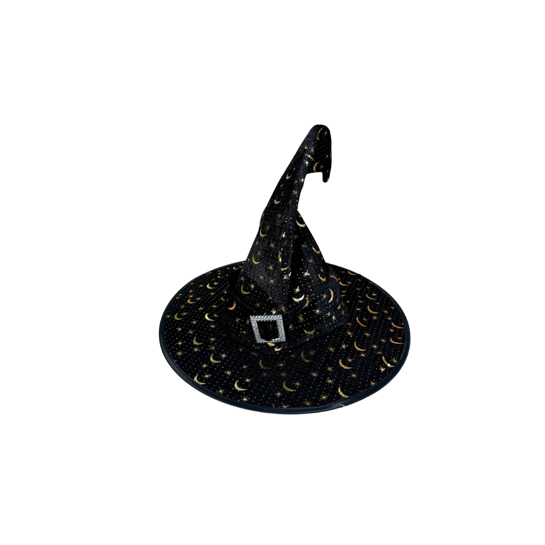 SOMBRERO BRUJA TERCIOPELO