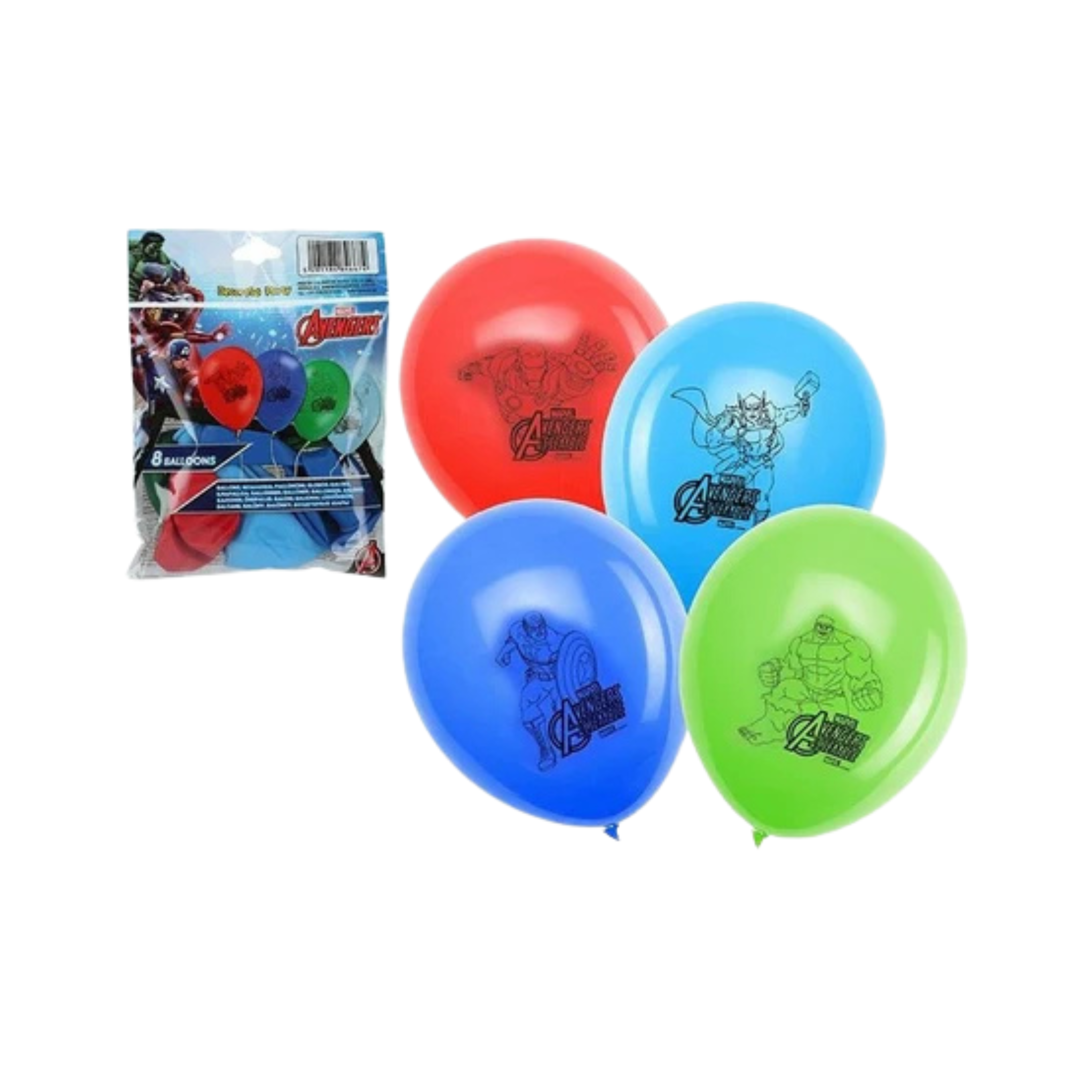 GLOBOS IMPRESO AVENGERS