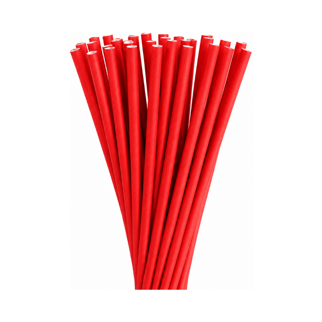 Bombilla Papel Colores x25 Unidades
