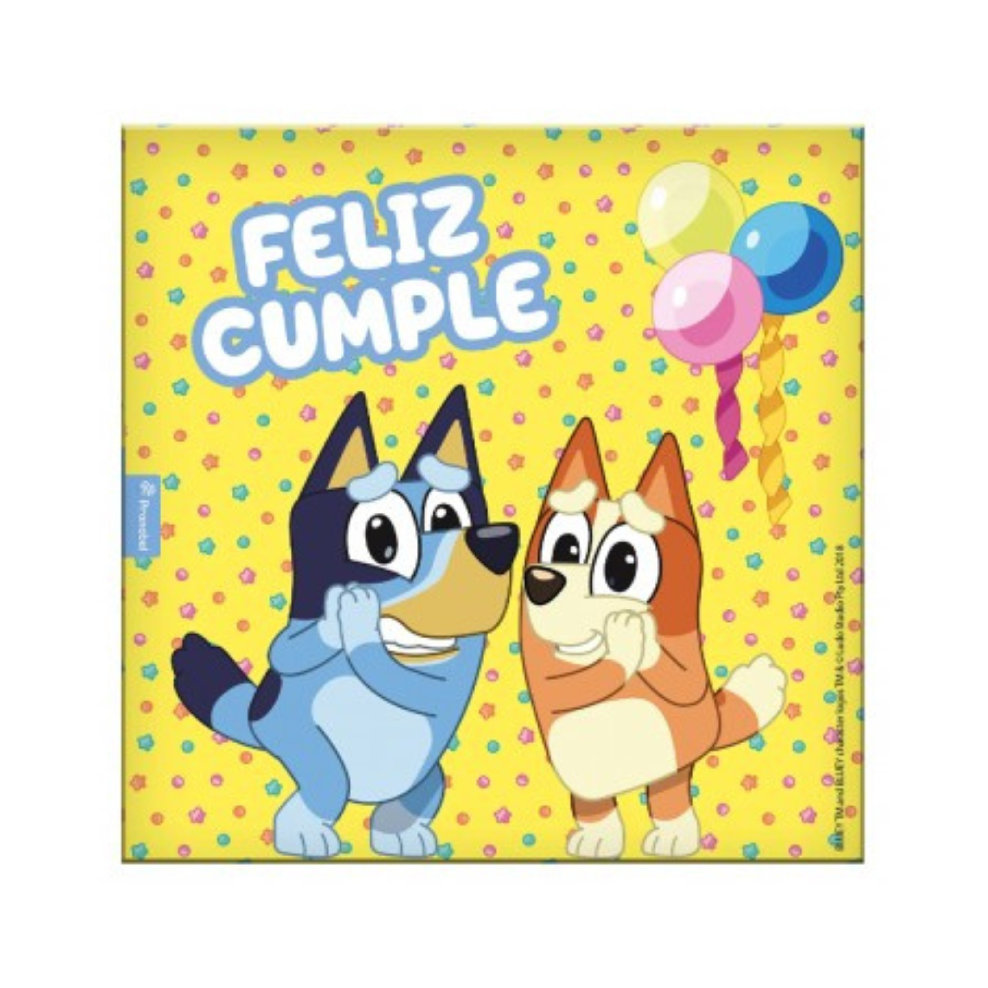 SERVILLETAS BLUEY