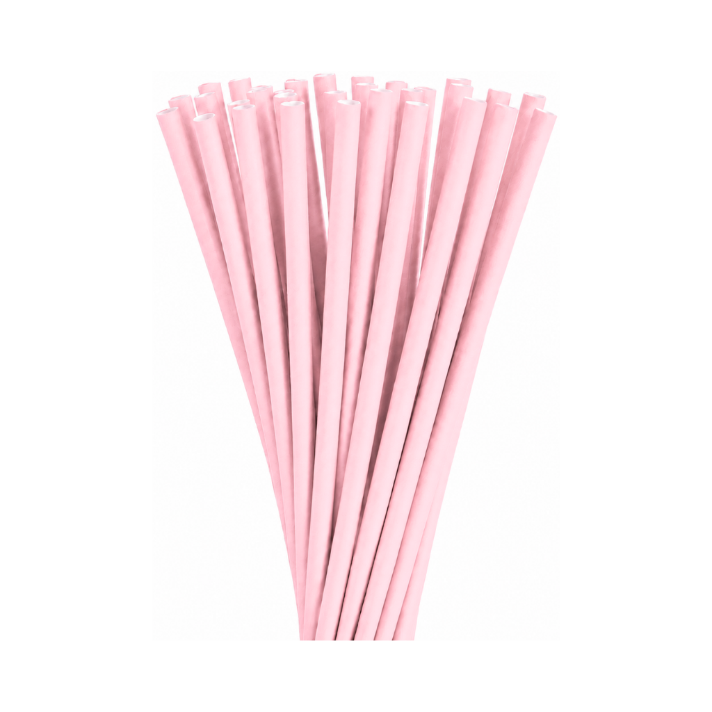Bombilla Papel Pastel x25 Unidades