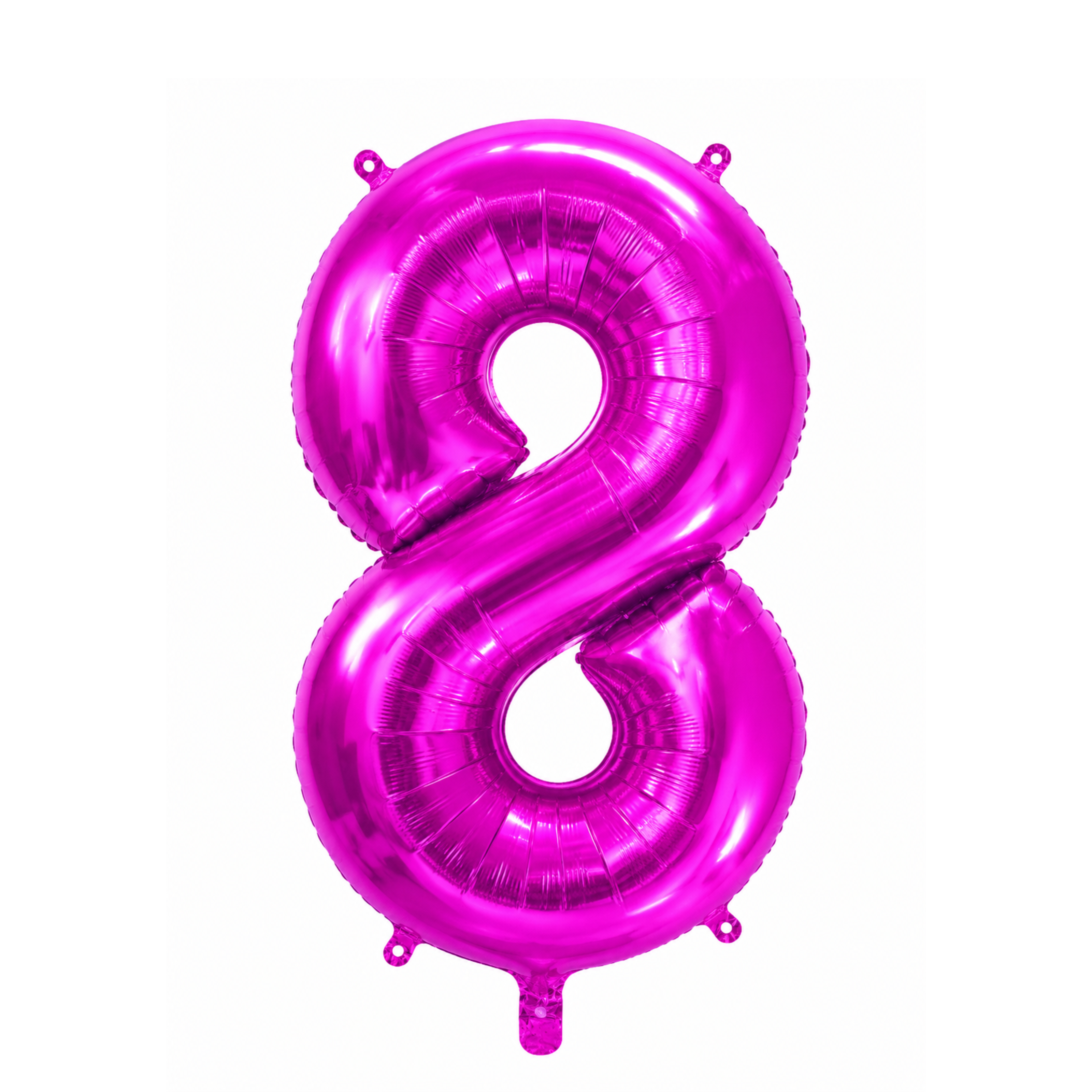 Globo Número Fucsia 40"